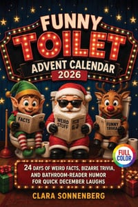 Funny Toilet Advent Calendar: 24 Days of Weird Facts, Bizarre Trivia, and Bathroom-Reader Humor for Quick December Laughs cover