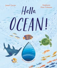 Hello, Ocean!: With Wavy Pages Throughout cover