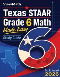 Texas STAAR Grade 6 Math Made Easy: Study Guide with Key Concepts, Review & Practice cover