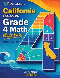 California CAASPP Grade 4 Math Made Easy: Study Guide with Key Concepts, Review & Practice cover