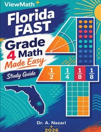 Florida FAST Grade 4 Math Made Easy: Study Guide with Key Concepts, Review & Practice cover