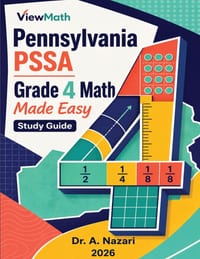 Pennsylvania PSSA Grade 4 Math Made Easy: Study Guide with Key Concepts, Review & Practice cover