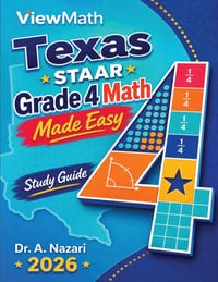 Texas STAAR Grade 4 Math Made Easy: Study Guide with Key Concepts, Review & Practice cover