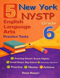 5 Realistic New York NYSTP Grade 6 English Language Arts Practice Tests: Full-Length Practice for NYSTP Preparation and Academic Confidence cover