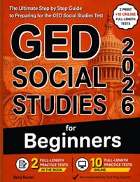 GED Social Studies for Beginners: The Ultimate Step-by-Step Guide to Preparing for the GED Social Studies Test cover