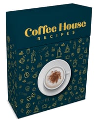 Recipe Card Deck - Coffee House Recipes: Hot & Cold Drinks, Sweet & Savory Treats 50 Cards with Photos cover