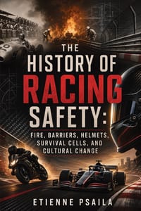 The History of Racing Safety: Fire, Barriers, Helmets, Survival Cells, and Cultural Change cover