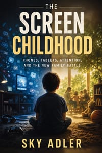 The Screen Childhood: Phones, Tablets, Attention, and the New Family Battle cover