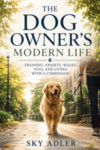The Dog Owner's Modern Life: Training, Anxiety, Walks, Vets, and Living with a Companion cover