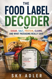 The Food Label Decoder: Sugar, Salt, Protein, Claims, and What Packaging Really Says cover
