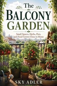 The Balcony Garden: Small Spaces, Herbs, Pots, and Food Grown Close to Home cover