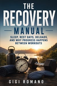 The Recovery Manual: Sleep, Rest Days, Deloads, and Why Progress Happens Between Workouts cover