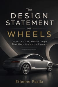 The Design Statement on Wheels: Curves, Circles, and the Coupé That Made Minimalism Famous (Independent Book) cover