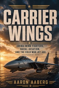 Carrier Wings: Swing-Wing Fighters, Naval Aviation, and the Cold War Jet Age (Independent Book) cover