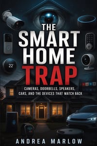 The Smart Home Trap: Cameras, Doorbells, Speakers, Cars, and the Devices That Watch Back cover