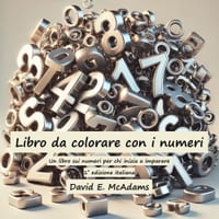 Libro da colorare con i numeri: Un libro sui numeri per chi inizia a imparare cover
