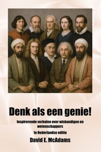 Denk als een genie!: Inspirerende verhalen over wiskundigen en wetenschappers cover