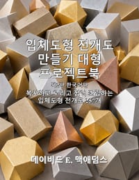 입체도형 전개도 만들기 대형 프로젝트북: 복 cover