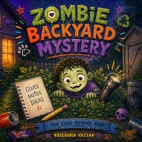 Zombie Backyard Mystery, The Case Begins Here! Clues Notes Ideas cover