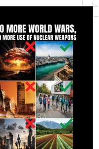 No More World Wars, No More Use of Nuclear weapons cover