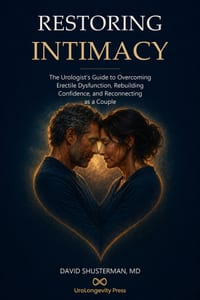 Restoring Intimacy: The Urologist's Guide to Overcoming Erectile Dysfunction, Rebuilding Confidence, and Reconnecting as a Couple cover