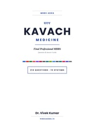 Kavach Medicine: Black and White Version The Complete MBBS University Question Bank with Exam-Oriented Answers cover