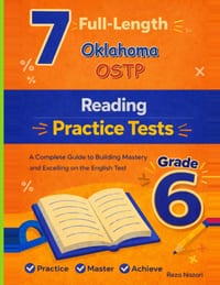 7 Realistic Oklahoma OSTP Grade 6 English Language Arts Practice Tests: Full-Length Practice for OSTP Preparation and Academic Confidence cover