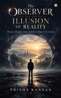 The Observer and the Illusion of Reality: Physics, Thought, Time, and the Collapse of Certainty cover