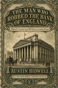 The Man Who Robbed the Bank of England: Bidwell's Travels, from Wall Street to London Prison - A True-Crime Memoir, Annotated Edition cover