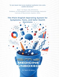 SMA Medicine Unboxed: A Calm, Plain-English Guide to Symptoms, Tests, Medicines, future treatments and Safer Health Decisions cover
