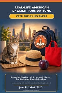 Real-Life American English Foundations for Cefr Pre-A1 Learners: Decodable Stories and Structured Literacy for Beginning English Readers cover