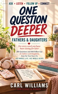 One Question Deeper: Fathers & Daughters. 280 Questions and 560 Follow-Ups for Fathers and Daughters, from the Teen Years On cover
