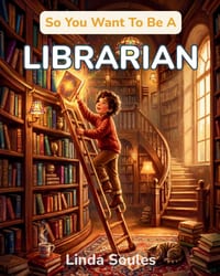 So You Want To Be A Librarian: A Kids' Guide to Libraries, Book Curation, Information Science, and the Resourceful Guides Who Help Us Find Stories, An cover