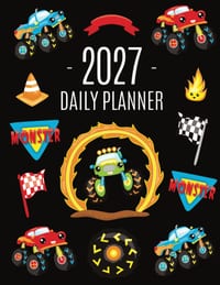 Race Car Planner 2027: For All Your Weekly Appointments! 12 Months Daily Organizer with Cool Automobiles (January-December) cover