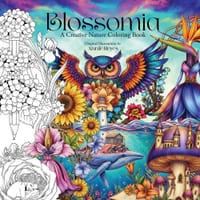 Blossomia. A Creative Nature Coloring. Regular Edition cover