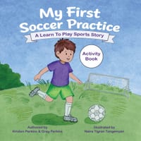 My First Soccer Practice Activity Book cover