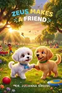 Zeus Makes a Friend: A Heartwarming Rhyming Story About Courage, Making New Friends, and Overcoming Shyness cover