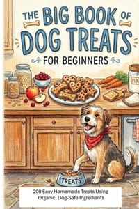 The Big Book of Dog Treats for Beginners: 200 Easy Homemade Treats Using Organic, Dog Safe Ingredients cover