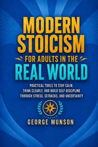 Modern Stoicism for Adults in the Real World: Practical Tools to Stay Calm, Think Clearly, and Build Self-Discipline Through Stress, Setbacks, and Unc cover