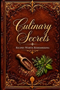 Culinary Secrets: Your Recipes. Your Secrets. Your Memories. Their Legacy. cover