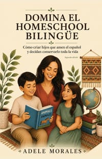 Domina El Homeschool Bilingue: Cómo criar hijos que amen el español y decidan conservarlo toda la vida cover