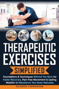 Therapeutic Exercises Simplified: Foundations & Techniques Without the Gym for Faster Recovery, Pain Free Movement & Lasting Mobility to Rebalance You cover